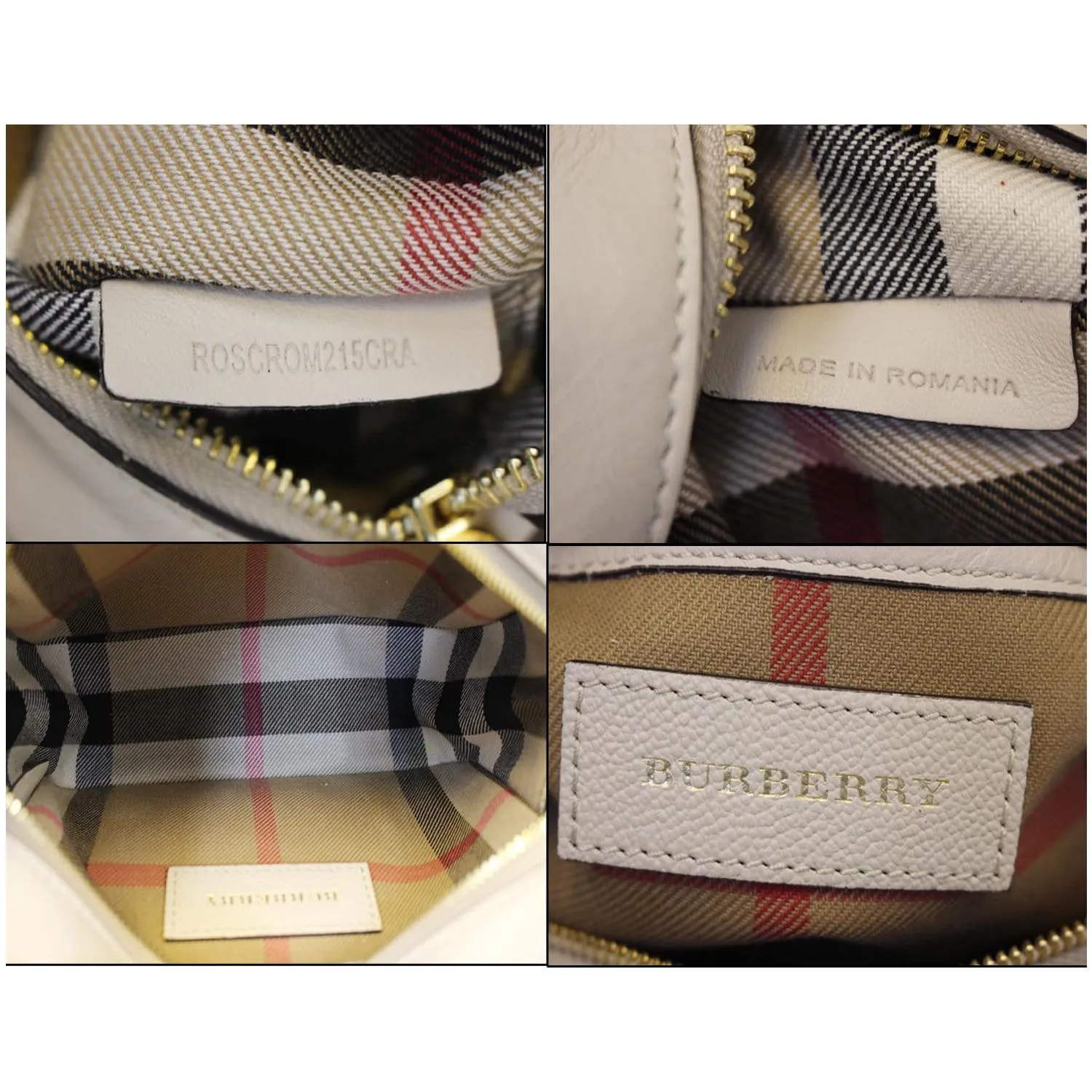 BURBERRY Small Buckle Crossbody Bag Limestone