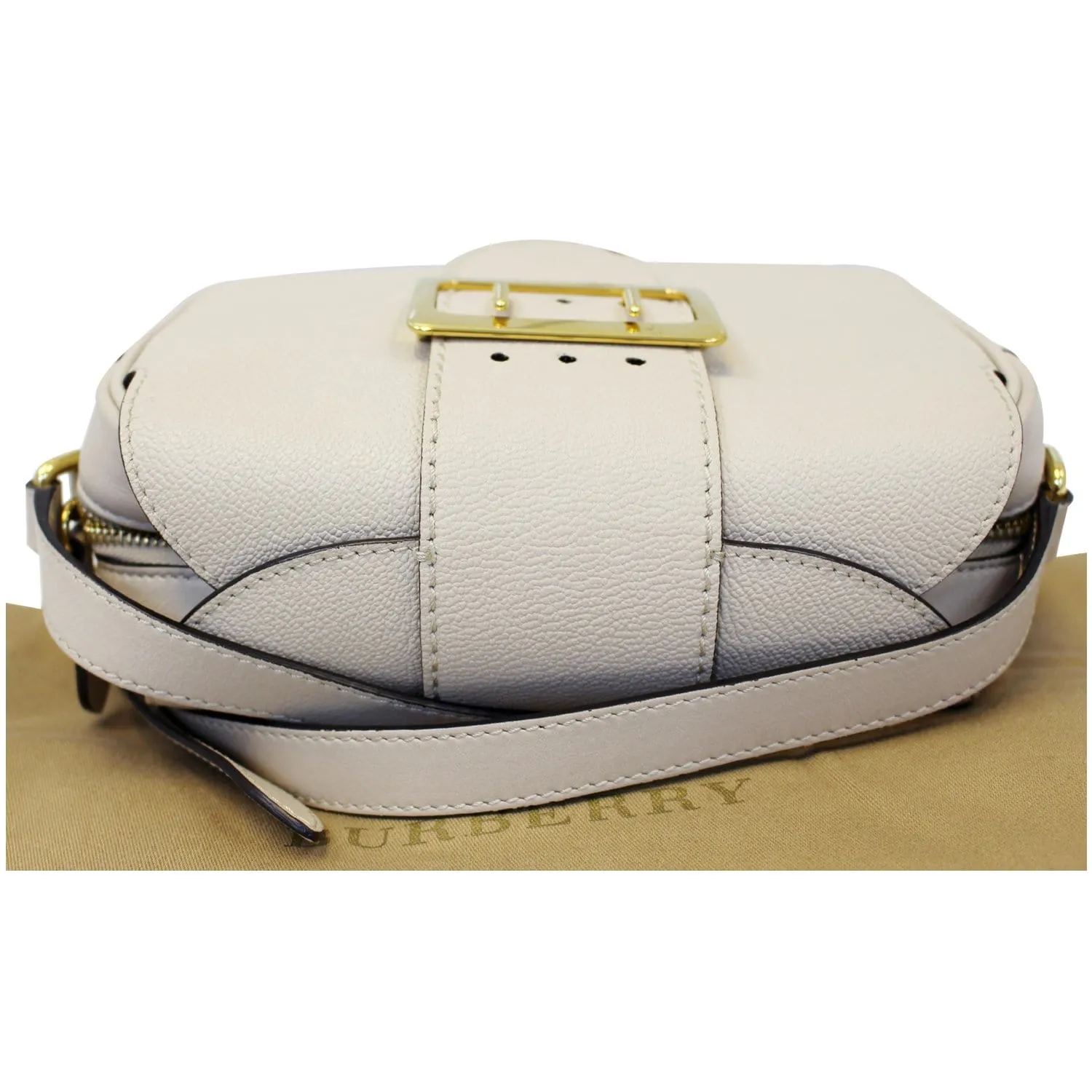 BURBERRY Small Buckle Crossbody Bag Limestone
