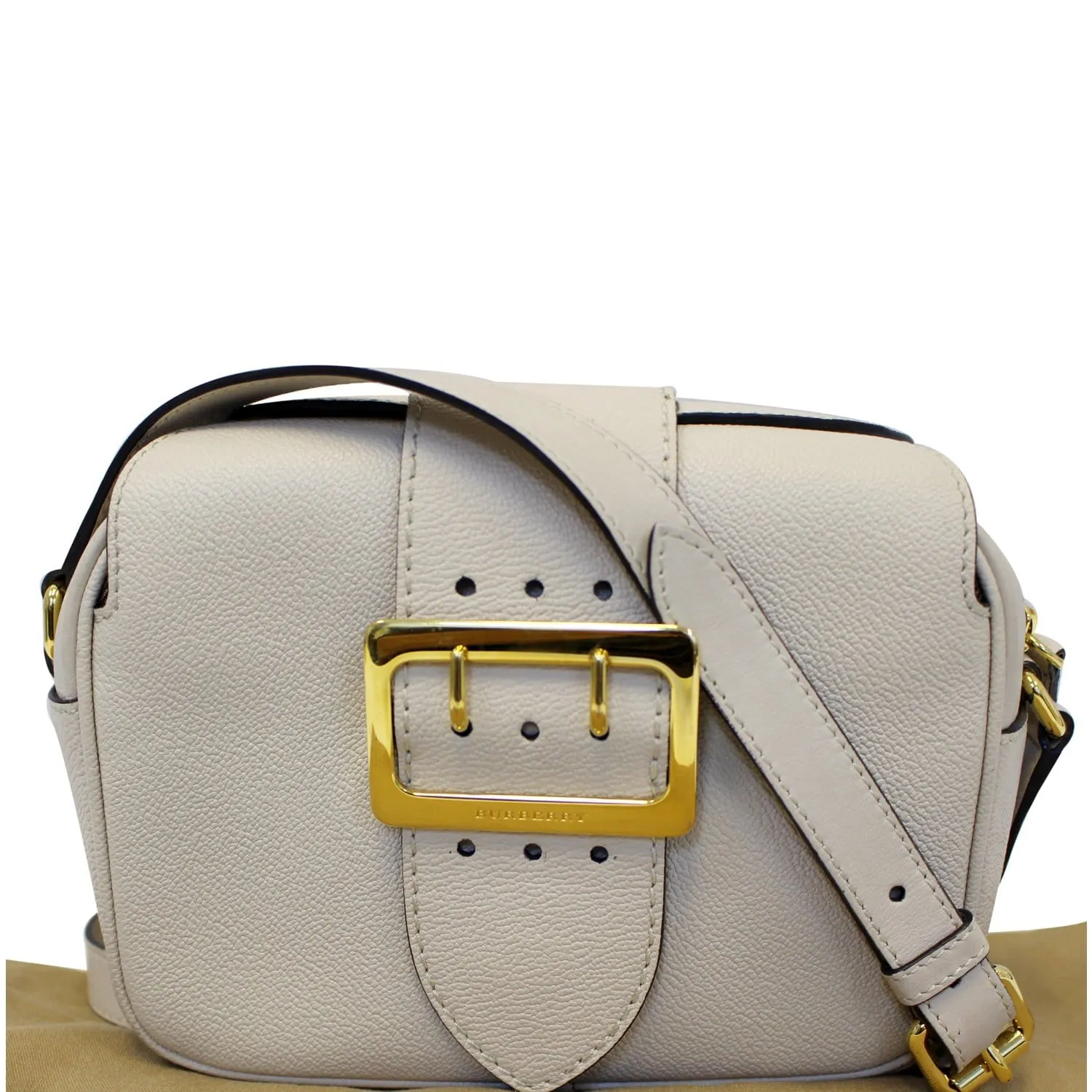 BURBERRY Small Buckle Crossbody Bag Limestone