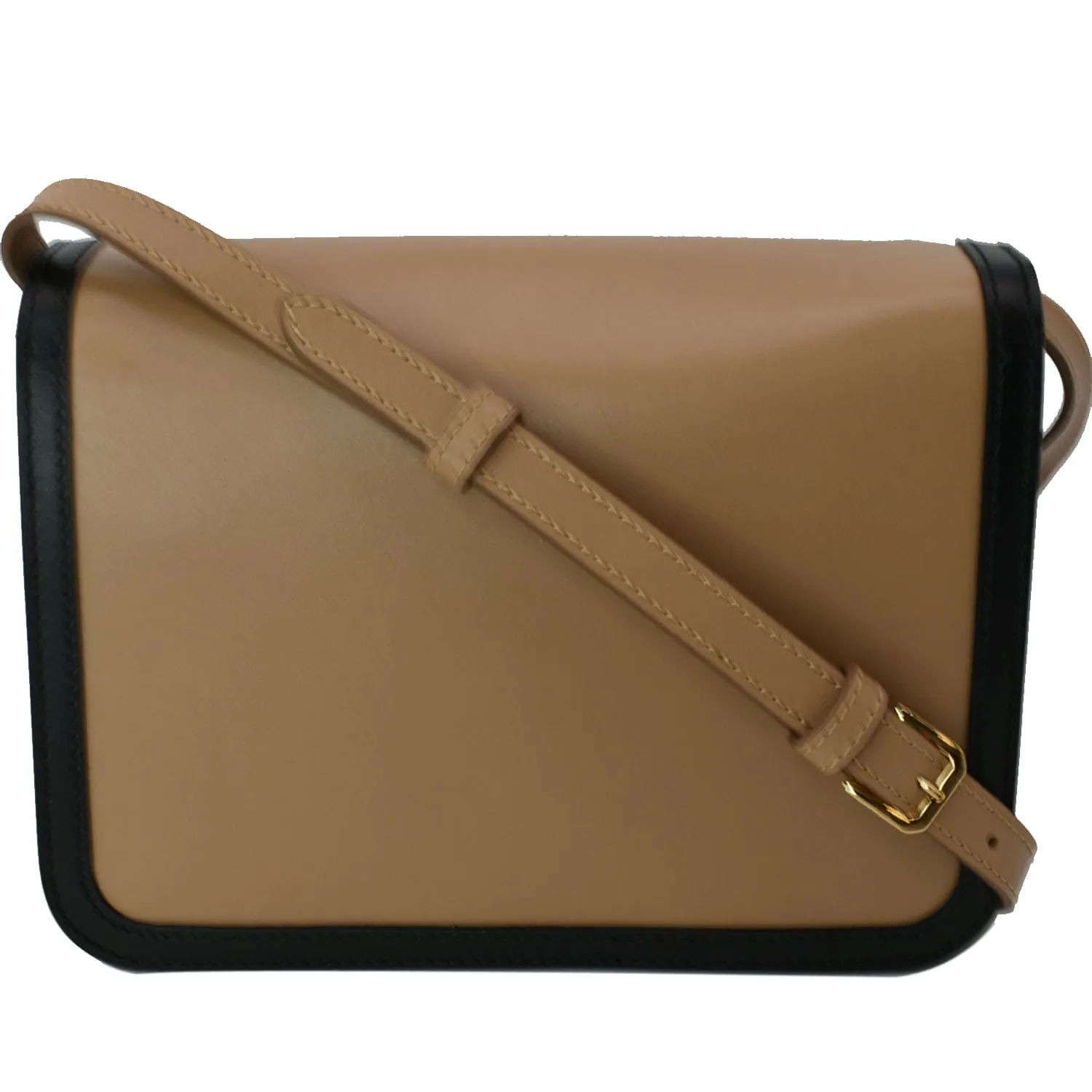 BURBERRY TB Small Leather Crossbody Bag Beige  - Hot Deals
