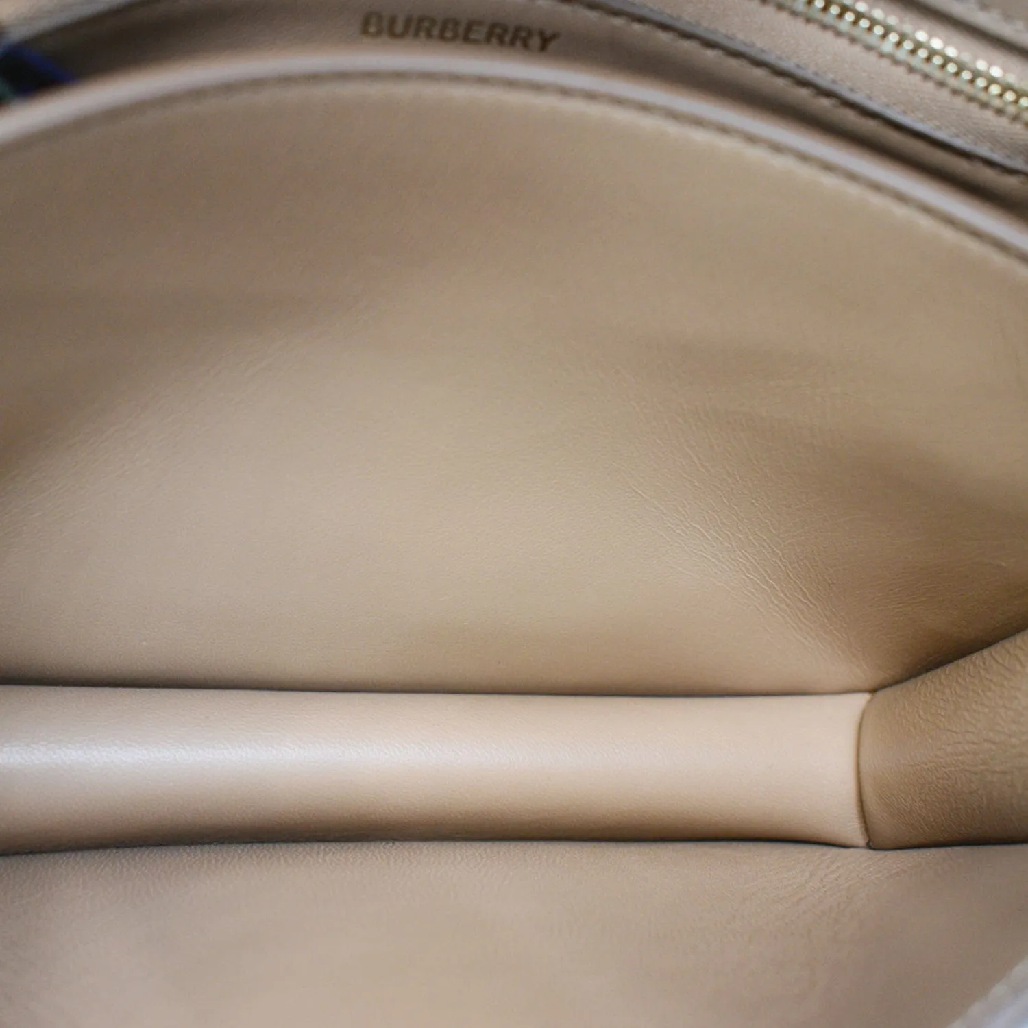 BURBERRY TB Small Leather Crossbody Bag Beige  - Hot Deals