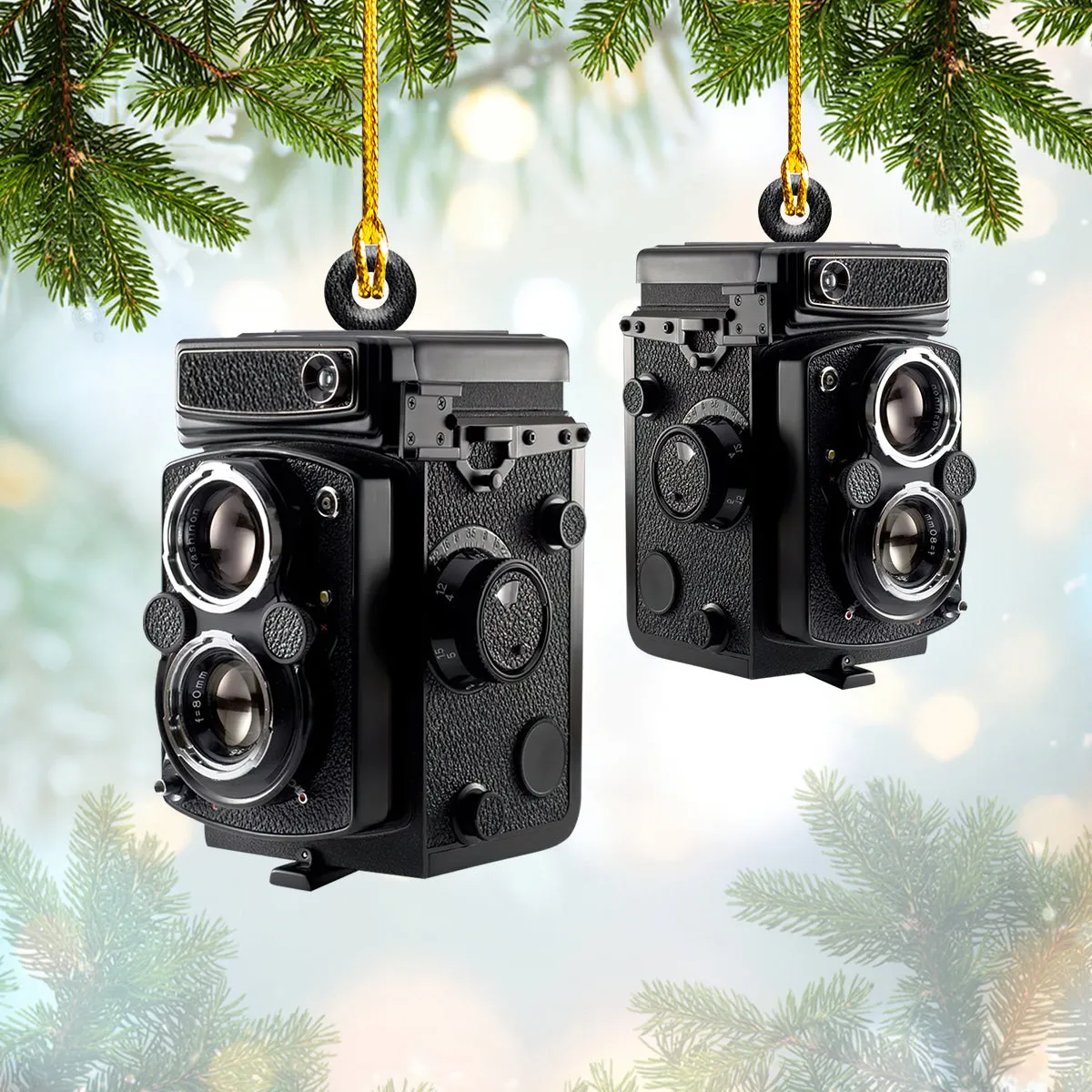 Camera 6 - Shaped Ornament