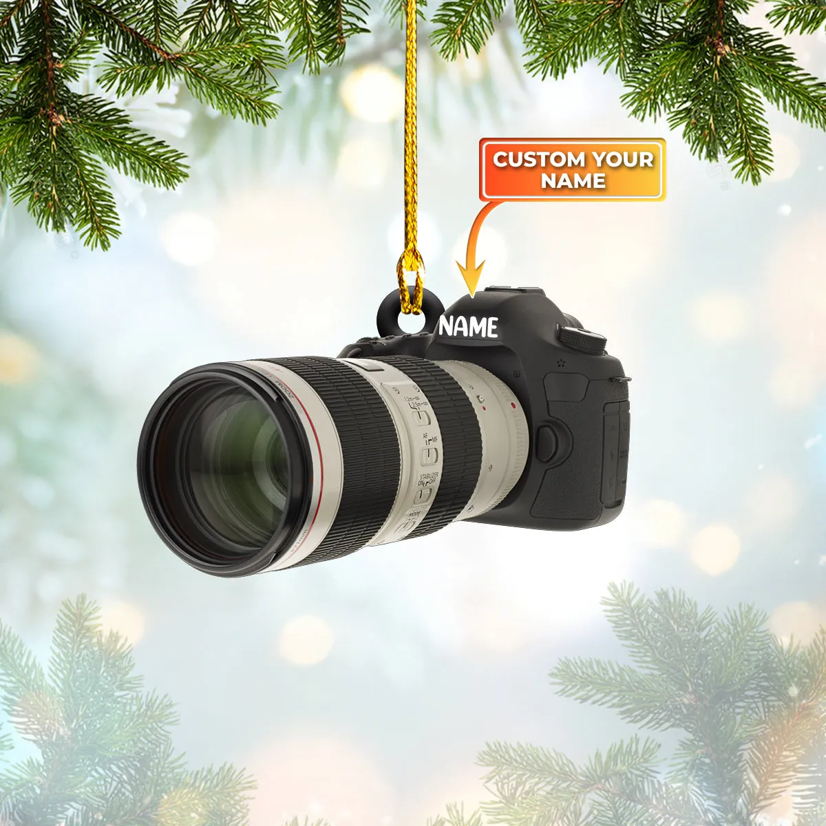Camera 9 - Shaped Ornament