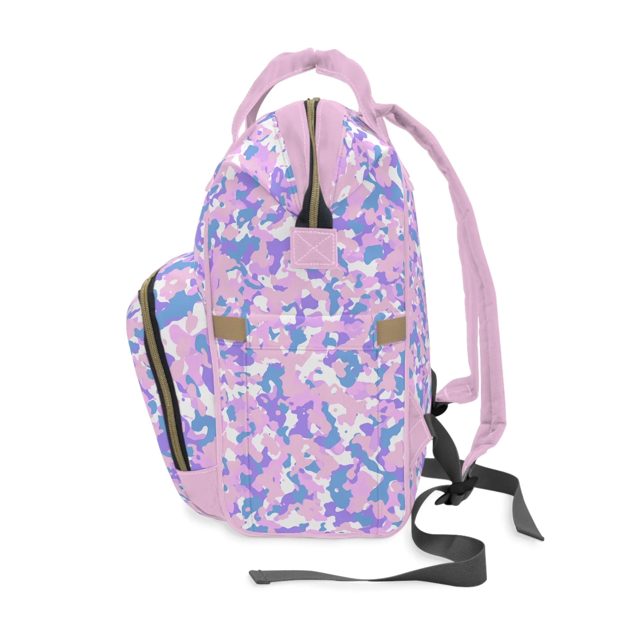 Camouflage Diaper Backpack - Durable Nylon Camo Baby Bag for Outdoorsy Parents, Spacious & Multifunctional Camo Diaper Backpack