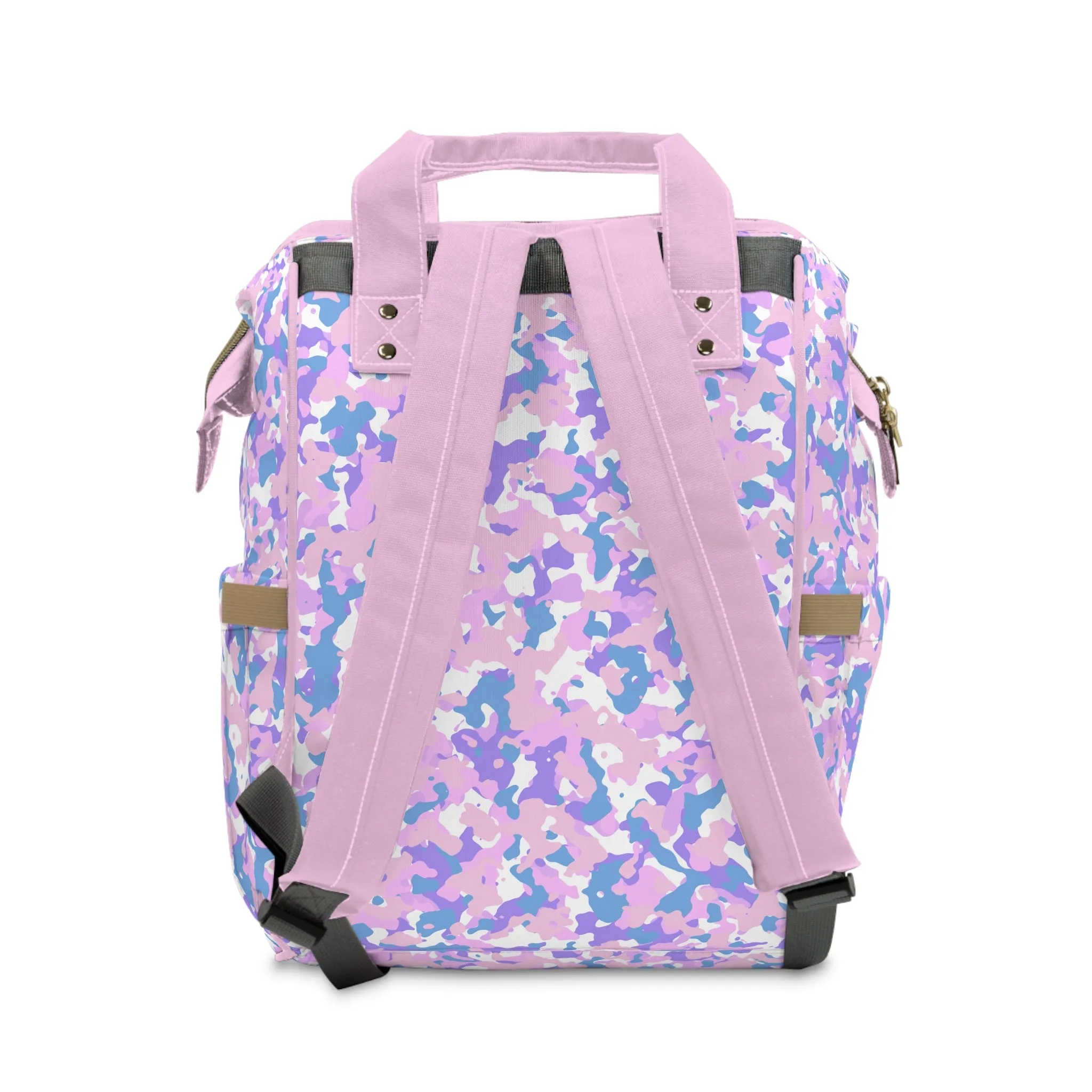 Camouflage Diaper Backpack - Durable Nylon Camo Baby Bag for Outdoorsy Parents, Spacious & Multifunctional Camo Diaper Backpack