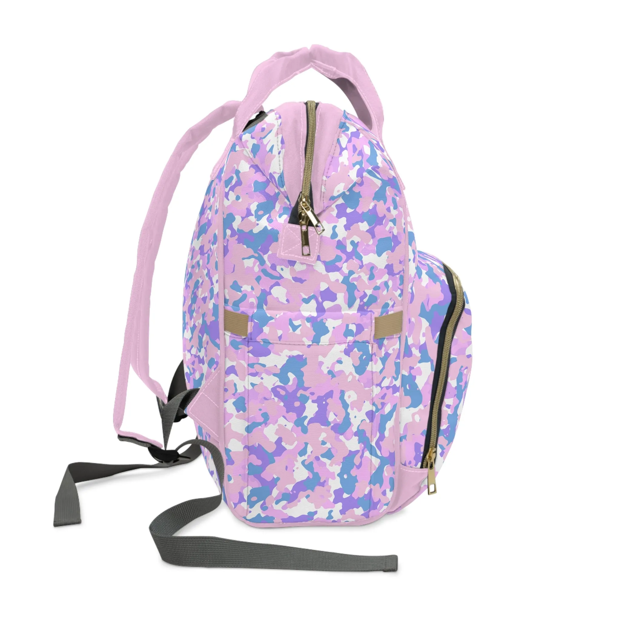 Camouflage Diaper Backpack - Durable Nylon Camo Baby Bag for Outdoorsy Parents, Spacious & Multifunctional Camo Diaper Backpack