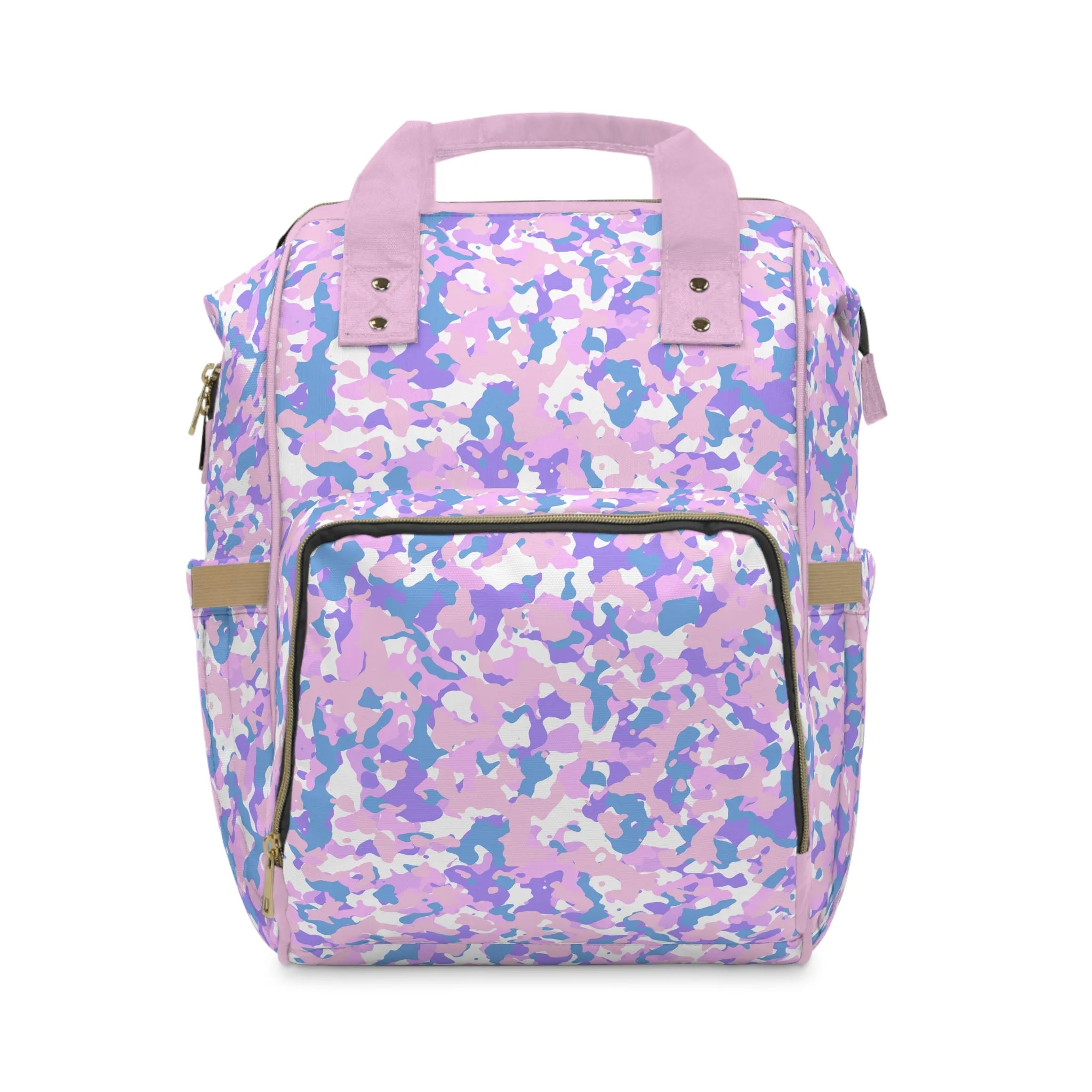 Camouflage Diaper Backpack - Durable Nylon Camo Baby Bag for Outdoorsy Parents, Spacious & Multifunctional Camo Diaper Backpack