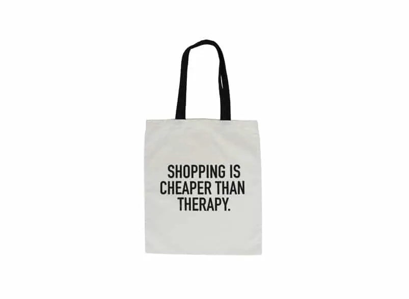 Canvas Tote Bag – Shopping Is Cheaper