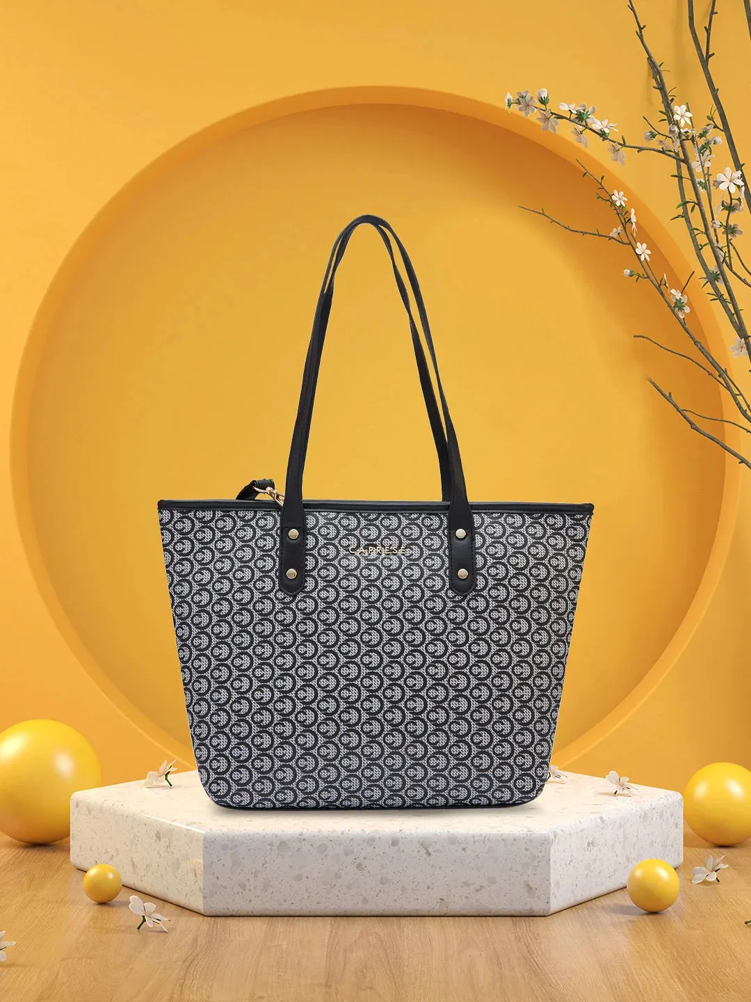 Caprese Callie Tote Large Black