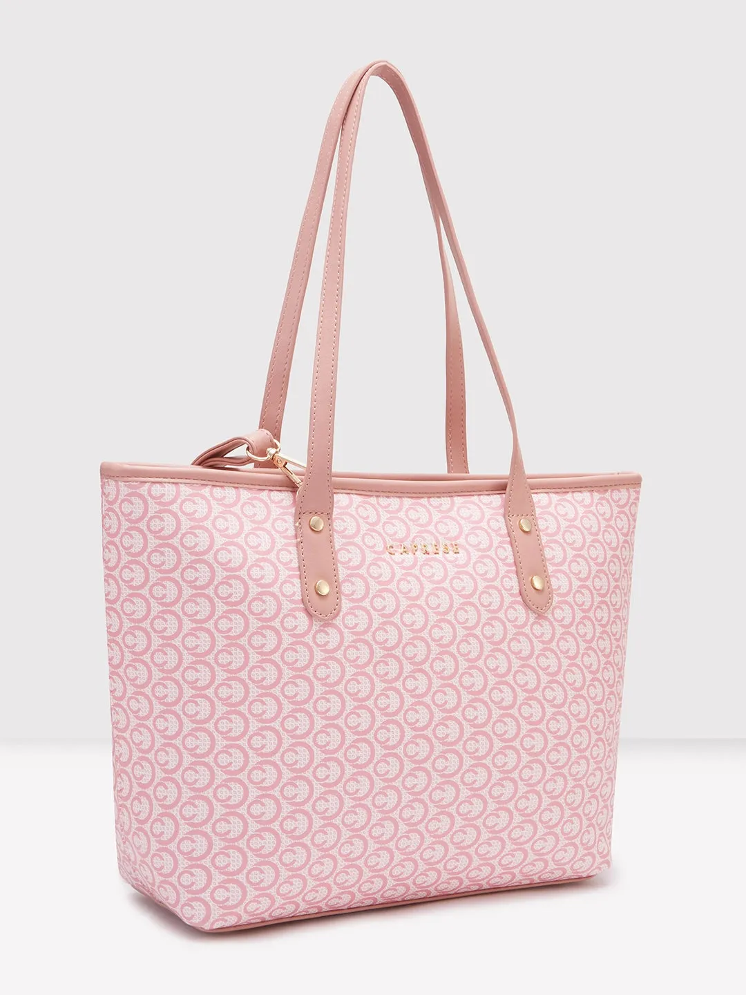 Caprese Callie Tote Large Dark Pink
