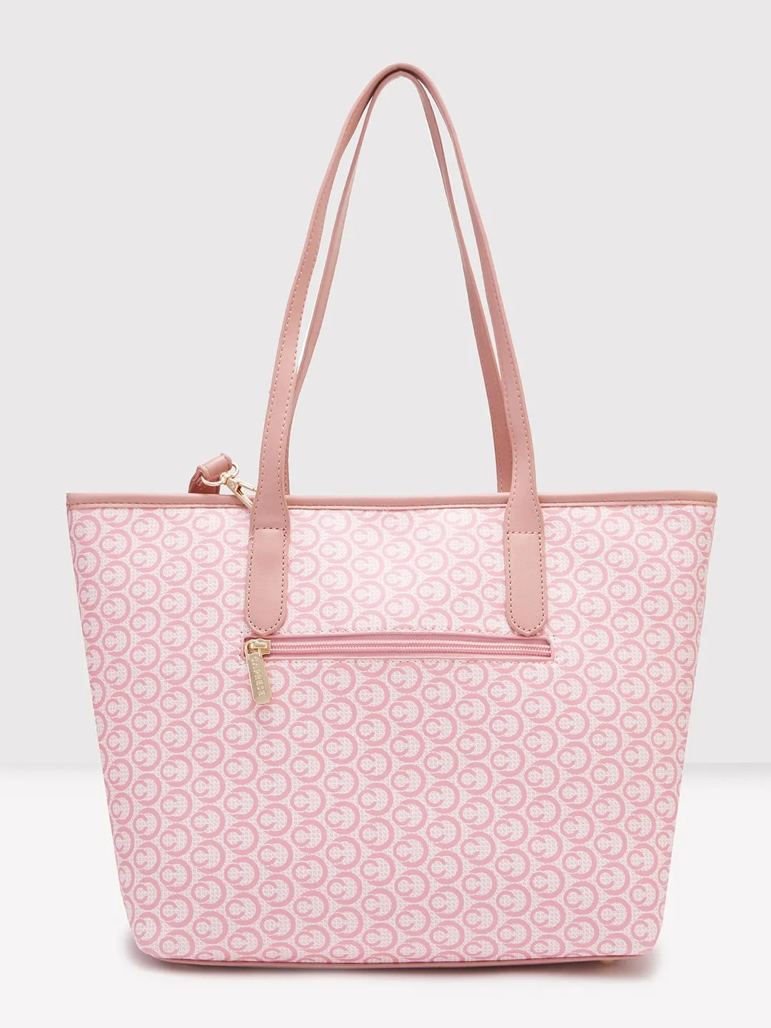 Caprese Callie Tote Large Dark Pink