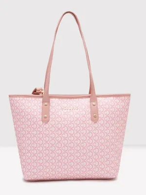 Caprese Callie Tote Large Dark Pink