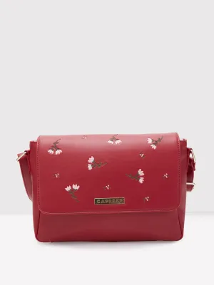 Caprese Dara Sling Large Maroon