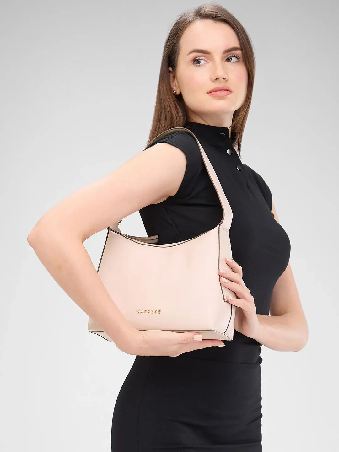 Caprese Olbia Medium Pink Hobo Bag