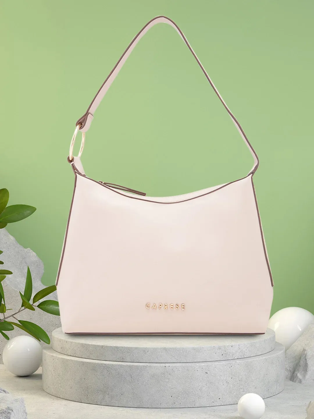 Caprese Olbia Medium Pink Hobo Bag