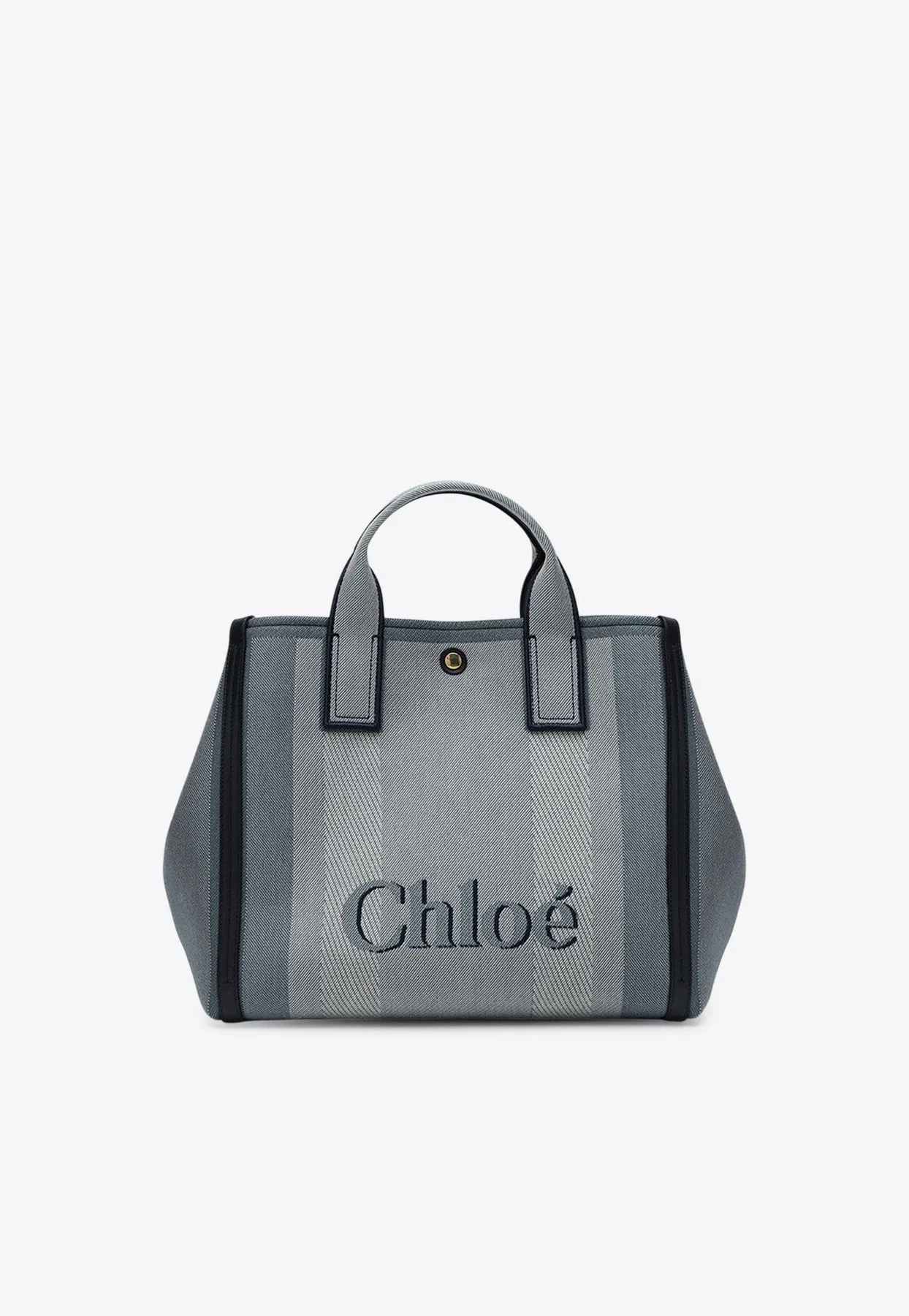 Carry Striped Canvas Tote Bag