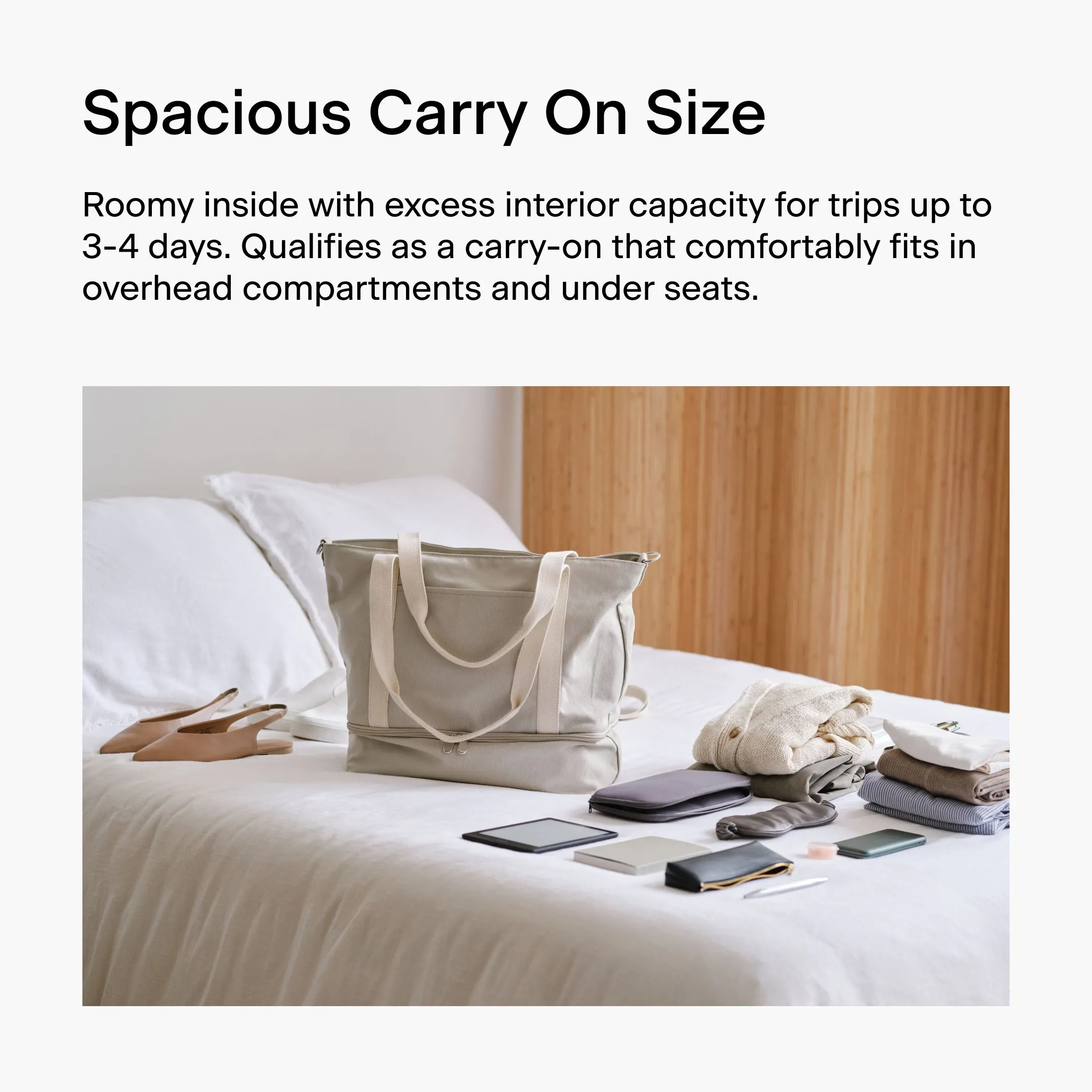 Catalina Deluxe Tote - Eco Friendly Canvas - Midnight Ash Colorblock