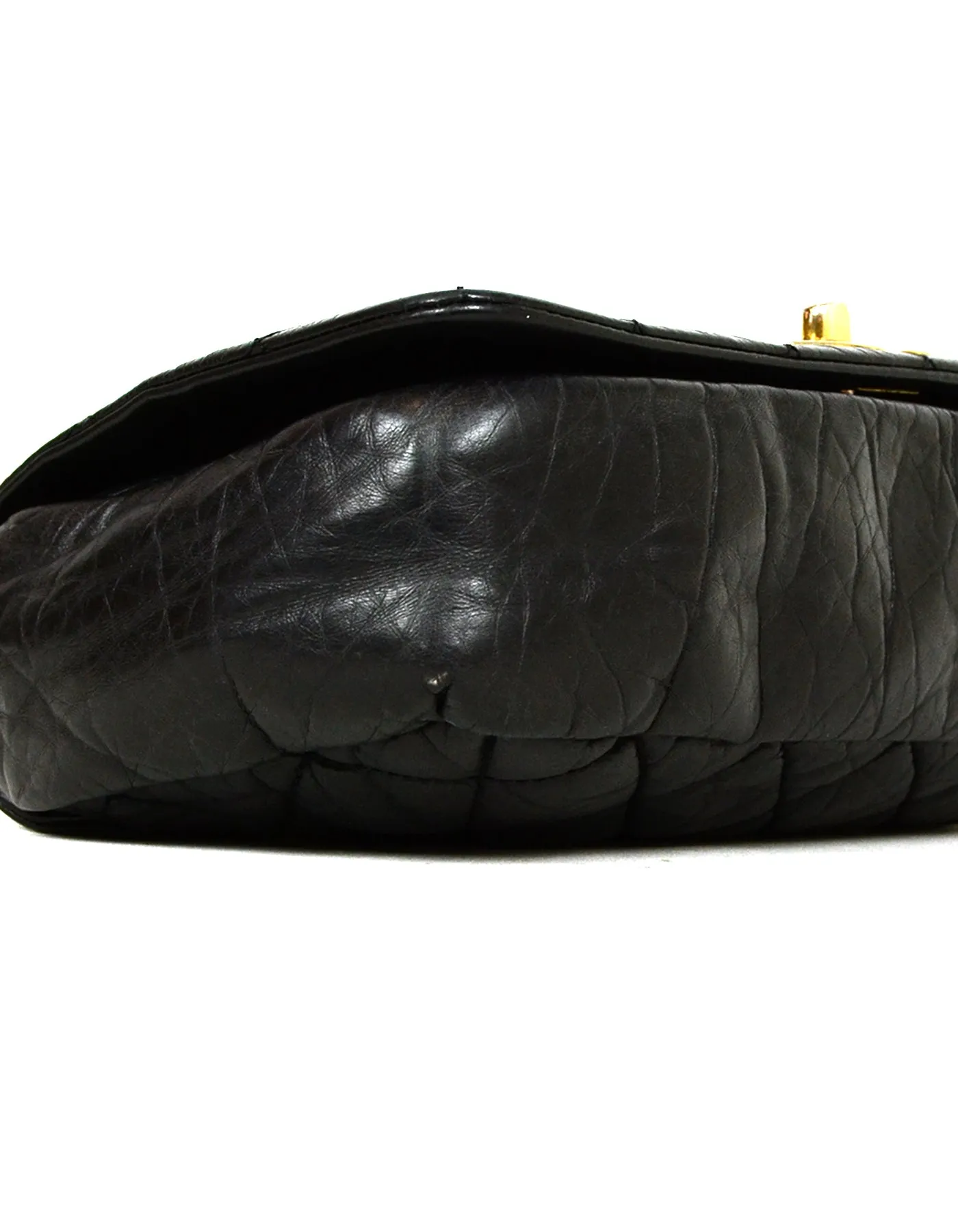 Chanel Black Calfskin Quilted Leather Medium Paris-Bombay Pondichery Flap Bag
