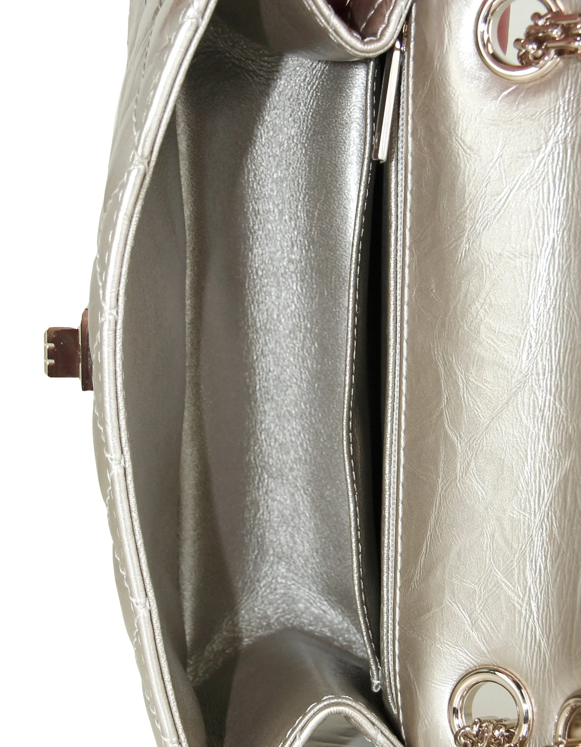 Chanel Metallic Gold Leather 2.55 Mini 224 Reissue Flap Bag