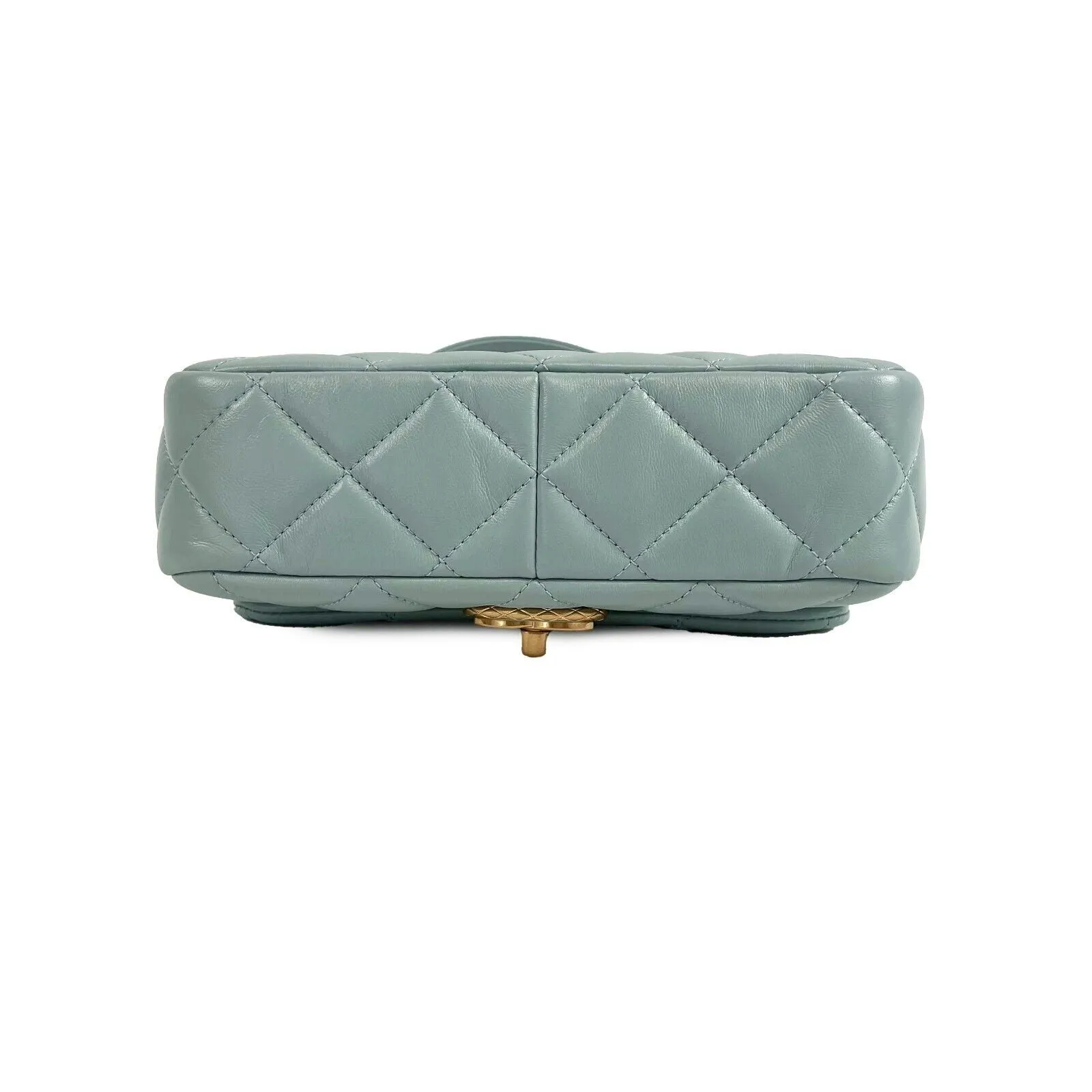 CHANEL - NEW Crossbody Small Flap Limited Edition Fall 2022 - Icy Blue / Gold