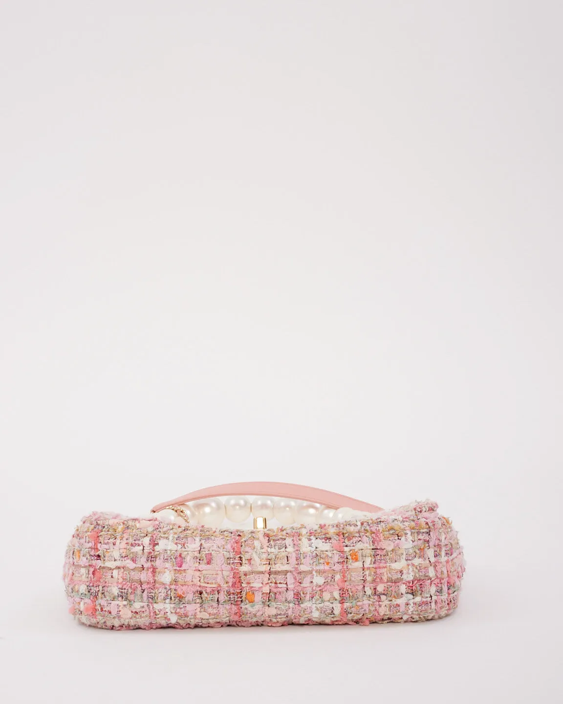 Chanel Pink Tweed Pearl By the Sea Collection Flap Bag