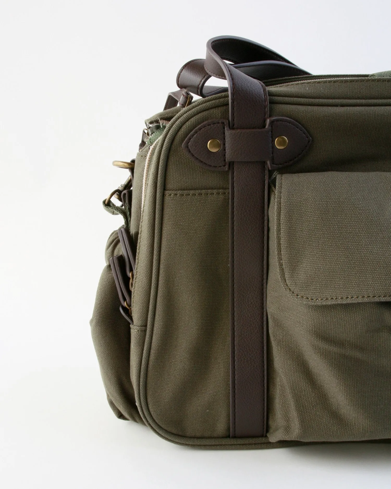 Charlie Diaper Bag in Khaki