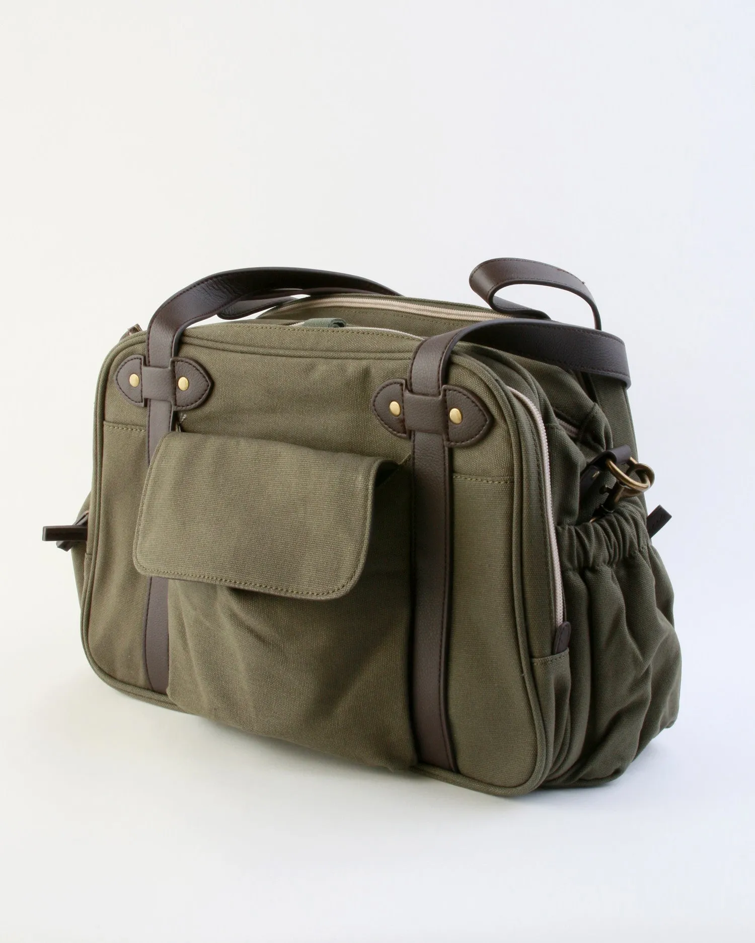 Charlie Diaper Bag in Khaki