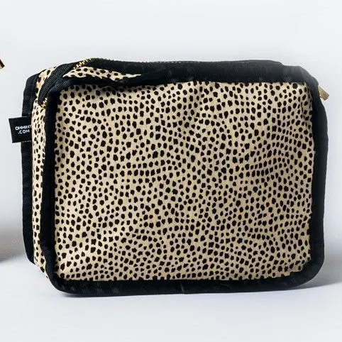 Cheetah Seersucker Packing Cube Stacking Set
