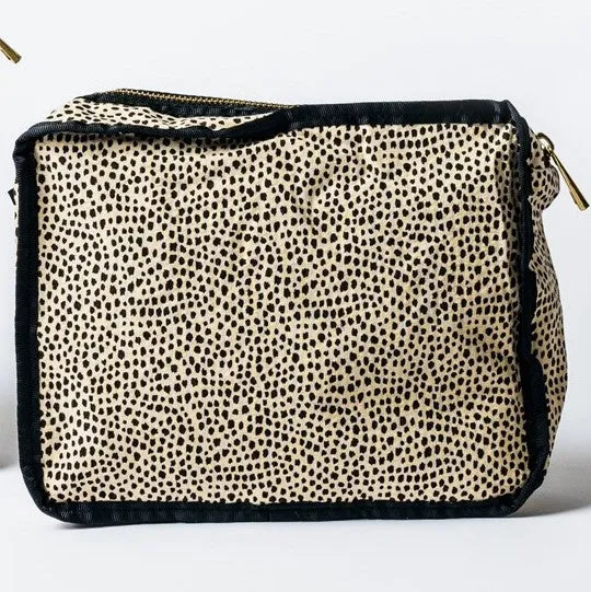 Cheetah Seersucker Packing Cube Stacking Set