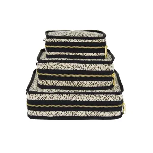 Cheetah Seersucker Packing Cube Stacking Set