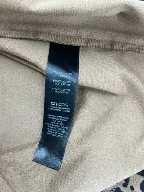 Chico's Camel Animal Skirt Size 16