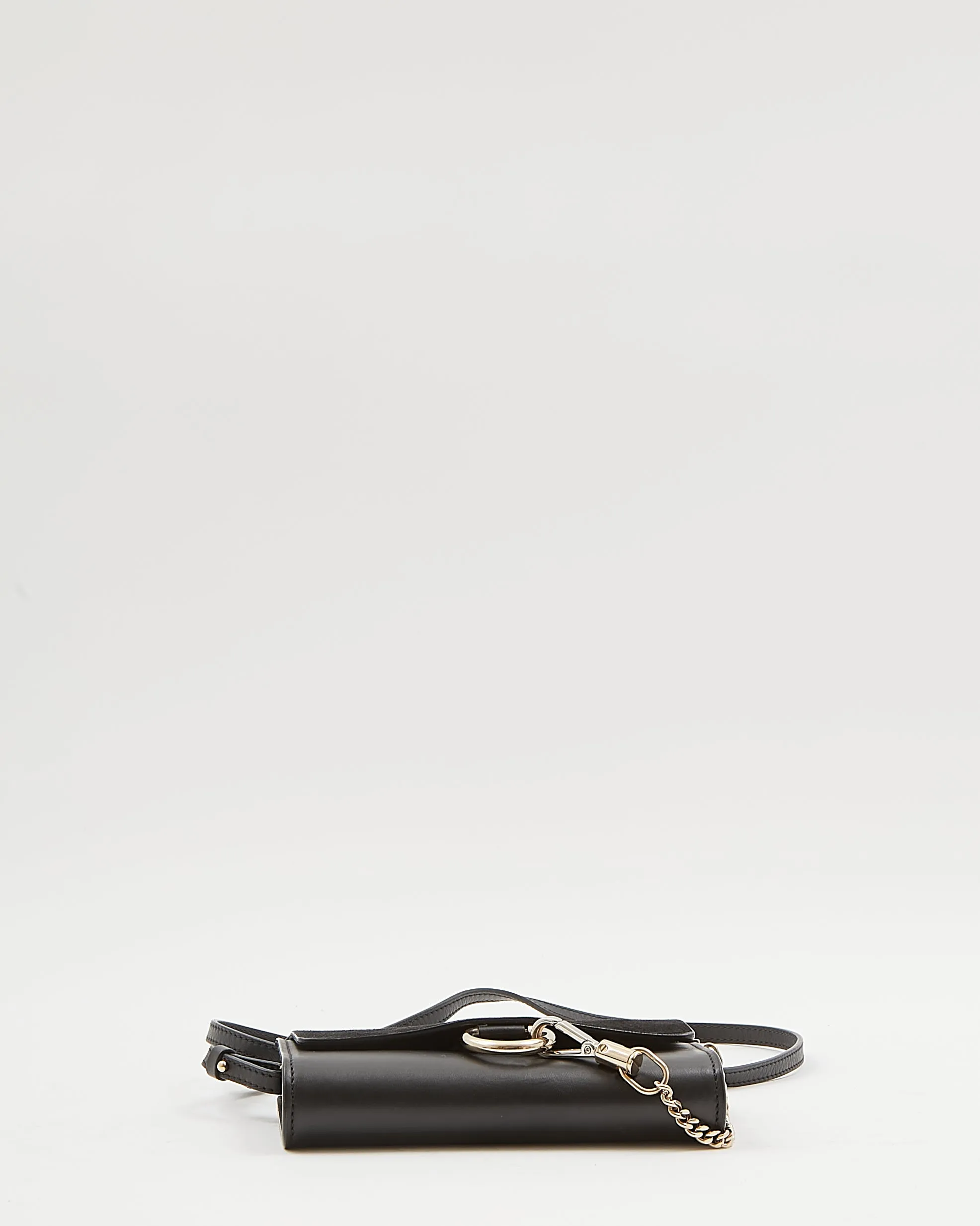 Chloé Black Leather & Suede Mini Faye Crossbody Bag