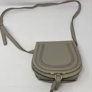 Chloe Marcie Small Crossbody Bag in Light Cloud with Studs