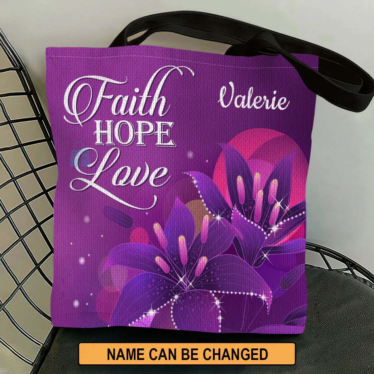 Christianart Designer Handbags, Faith, Hope, Love, Personalized Gifts, Gifts for Women, Christmas Gift.