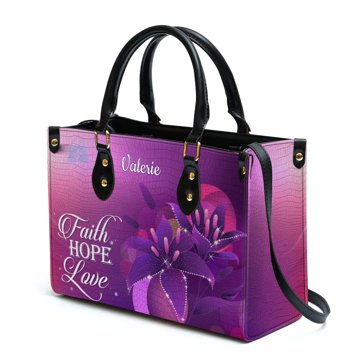 Christianart Designer Handbags, Faith, Hope, Love, Personalized Gifts, Gifts for Women, Christmas Gift.