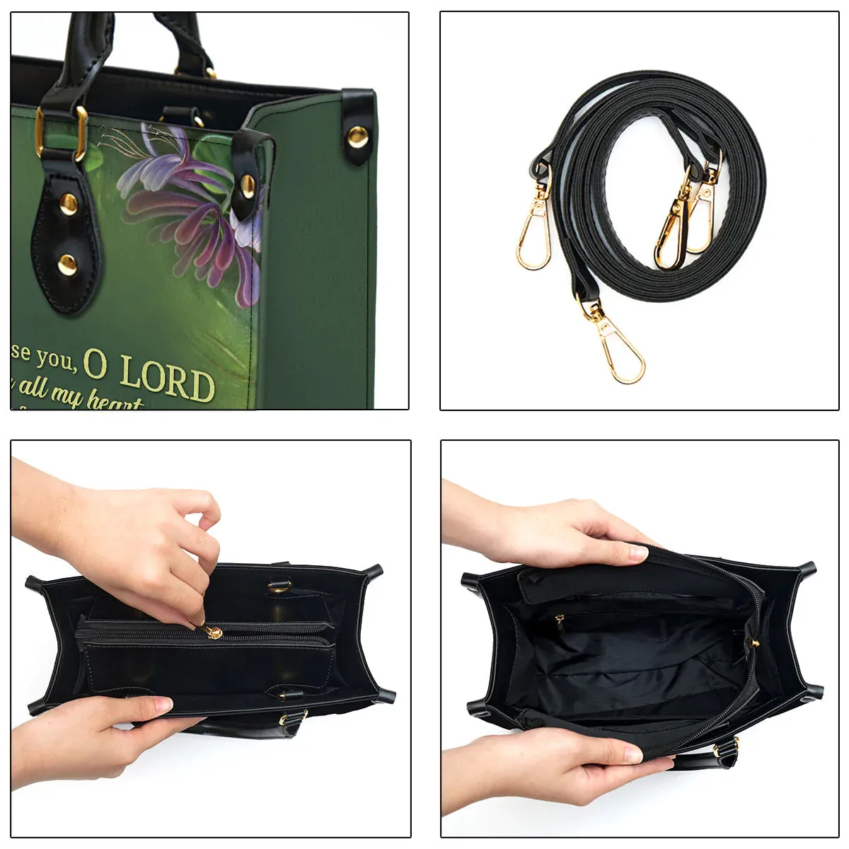 Christianart Designer Handbags, I Will Praise You, Personalized Gifts, Gifts for Women, Christmas Gift.