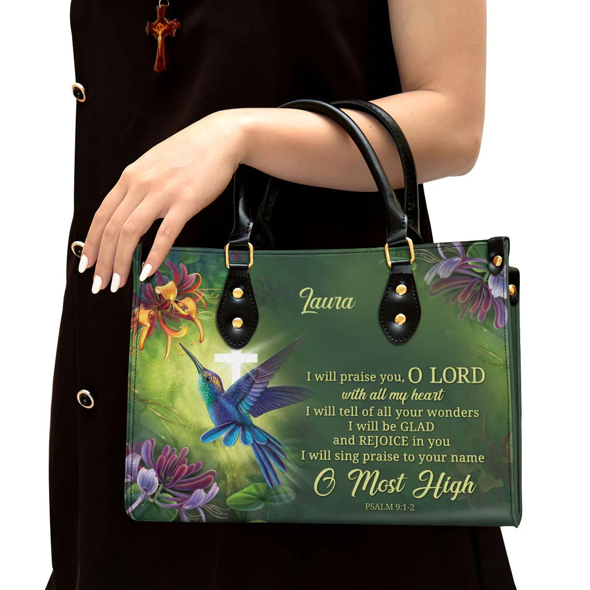 Christianart Designer Handbags, I Will Praise You, Personalized Gifts, Gifts for Women, Christmas Gift.