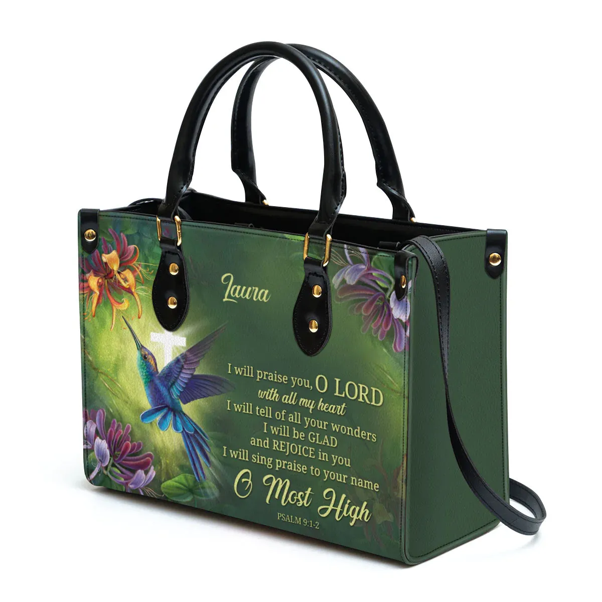 Christianart Designer Handbags, I Will Praise You, Personalized Gifts, Gifts for Women, Christmas Gift.