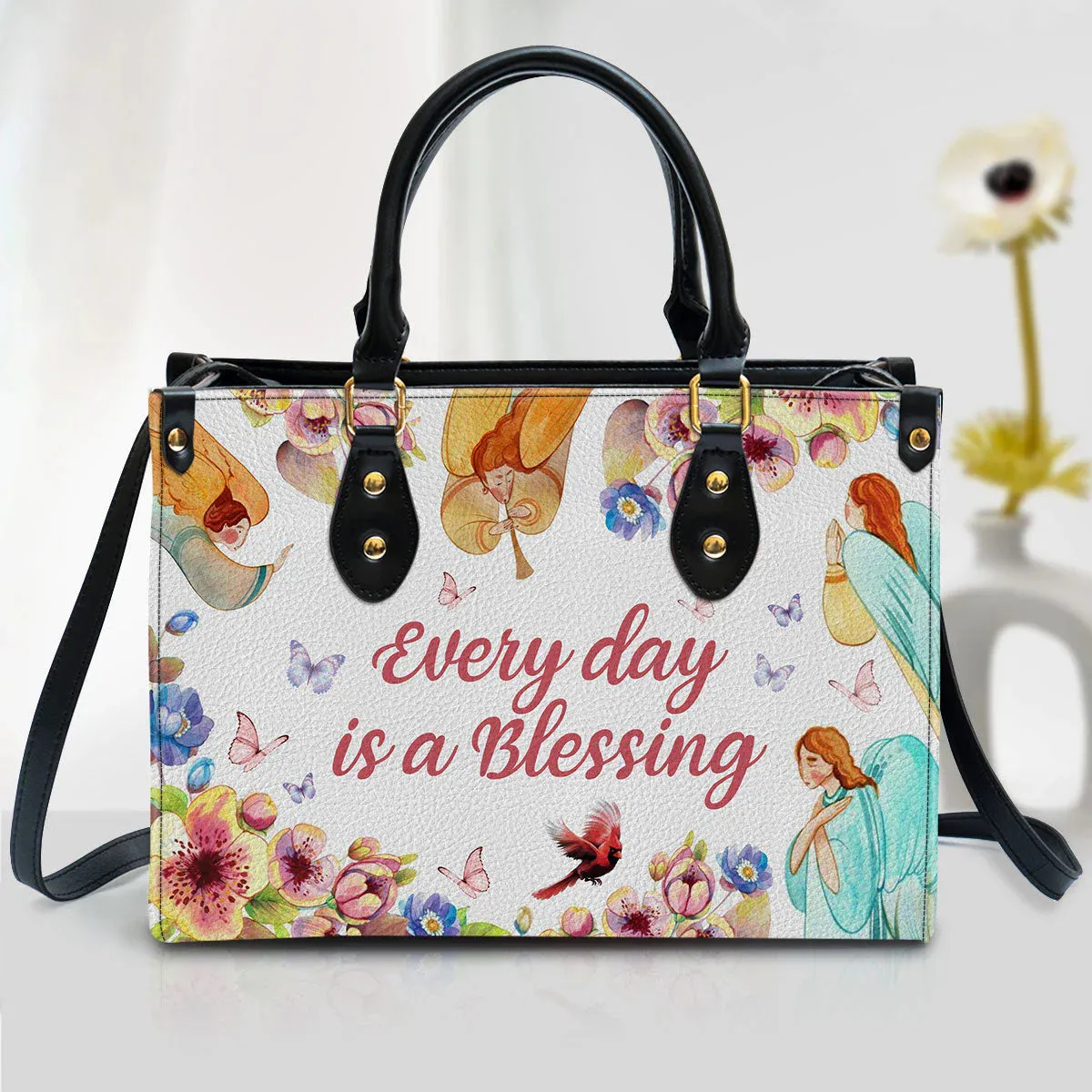 Christianartbag Handbag, Every Day Is A Blessing, Personalized Gifts, Gifts for Women, Christmas Gift.