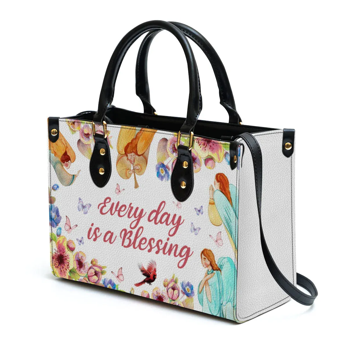 Christianartbag Handbag, Every Day Is A Blessing, Personalized Gifts, Gifts for Women, Christmas Gift.