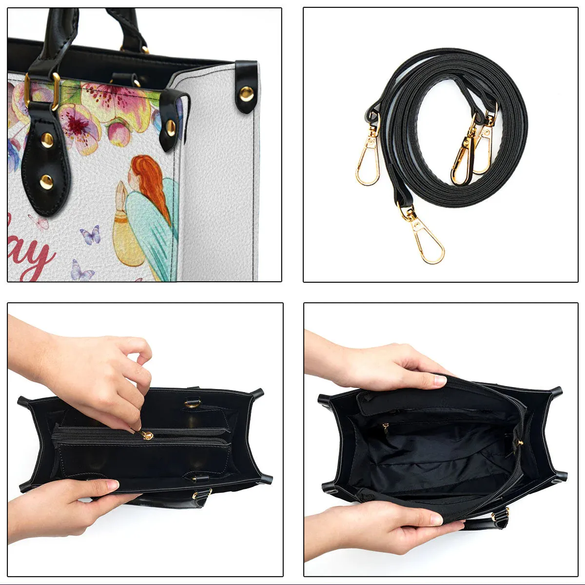Christianartbag Handbag, Every Day Is A Blessing, Personalized Gifts, Gifts for Women, Christmas Gift.