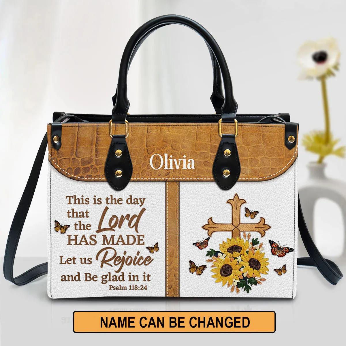 Christianartbag Handbag, This Is The Day That The Lord Has Made, Personalized Gifts, Gifts for Women, Christmas Gift.