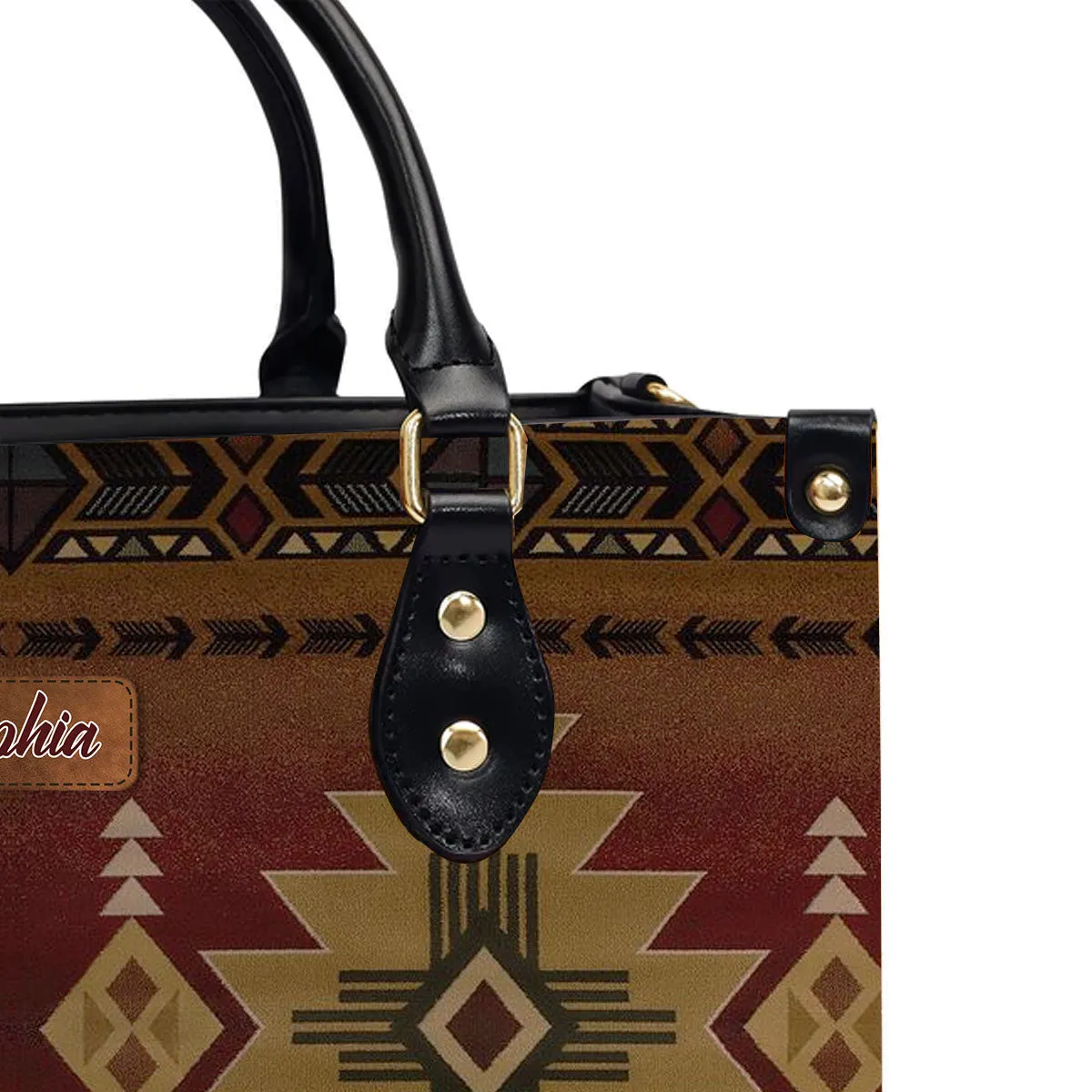 Christianartbag Handbags, Vintage hand-woven southwest lacing design, Personalized Bags, Gifts for Women, Christmas Gift, CABLTB01070923.