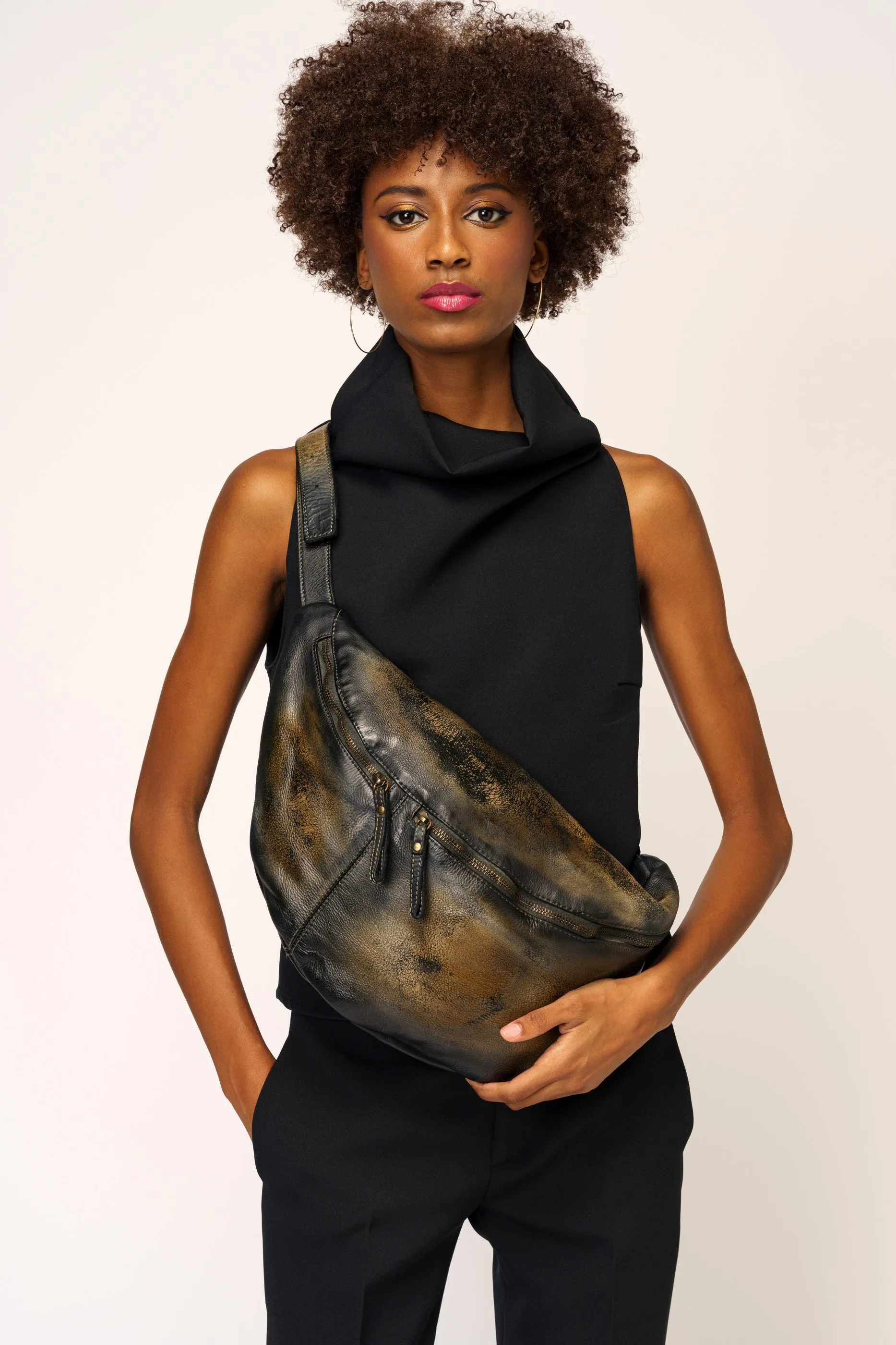 City Sling & Belt Bag  - Raw Onyx  (sign up for restock alerts)