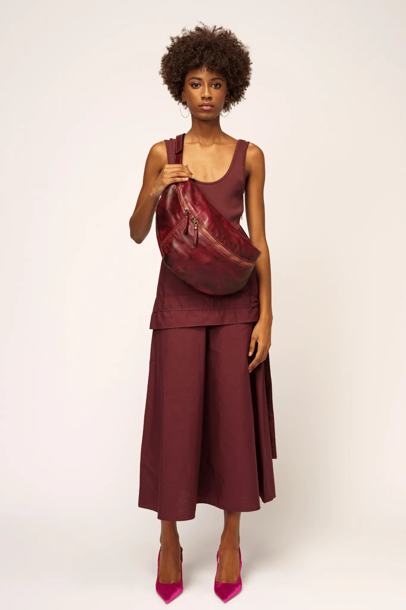 City Sling & Belt Bag  - Wine Bordeaux - CANADA