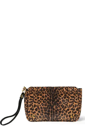 Clap L in Leopard Chamois Split Suede