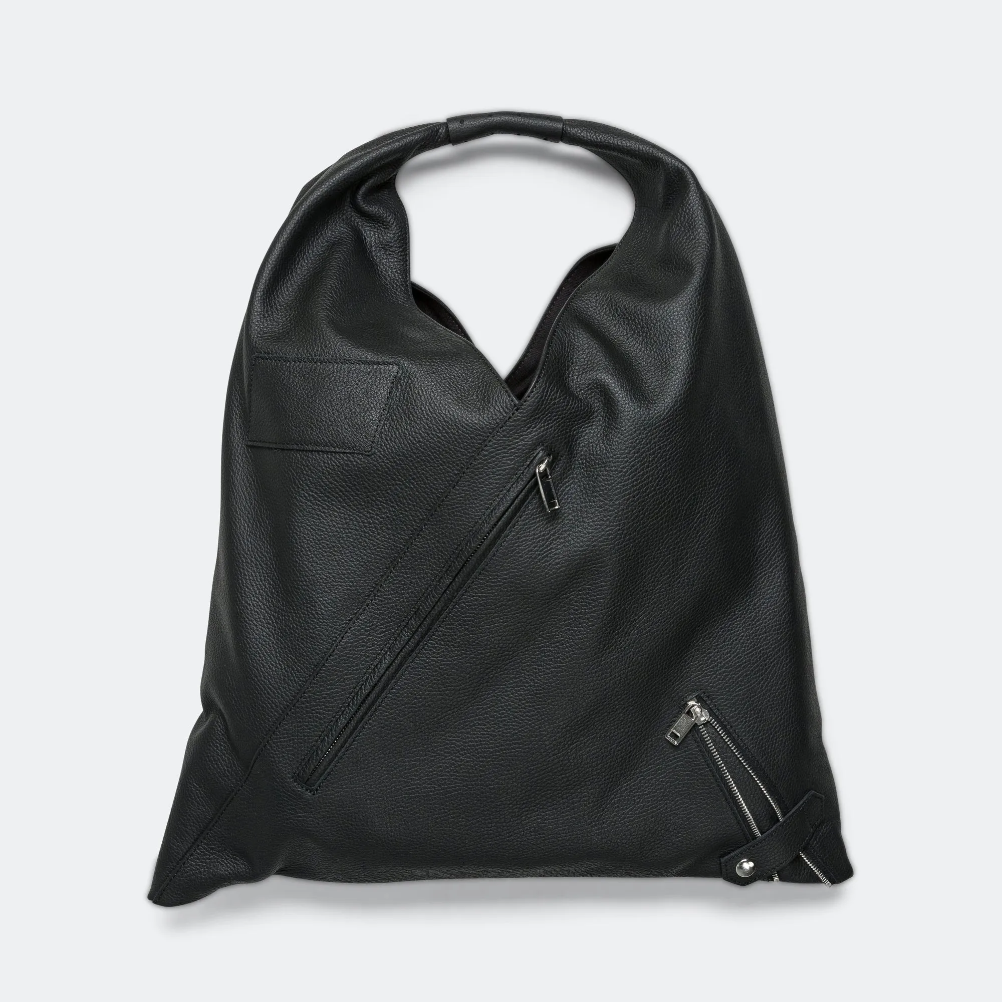 Classic Medium Tote - Black Leather