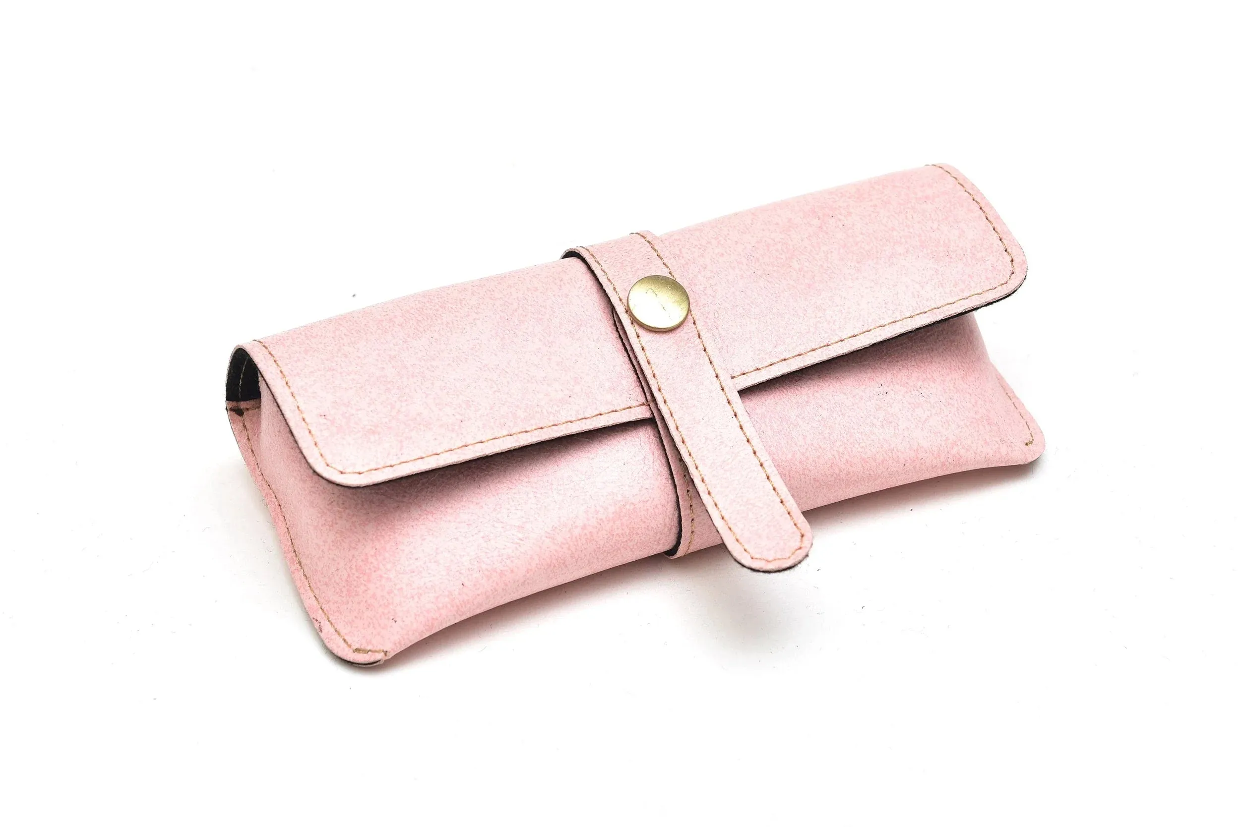 Classy Leather Customized Eyewear Case 1.0 - Pink