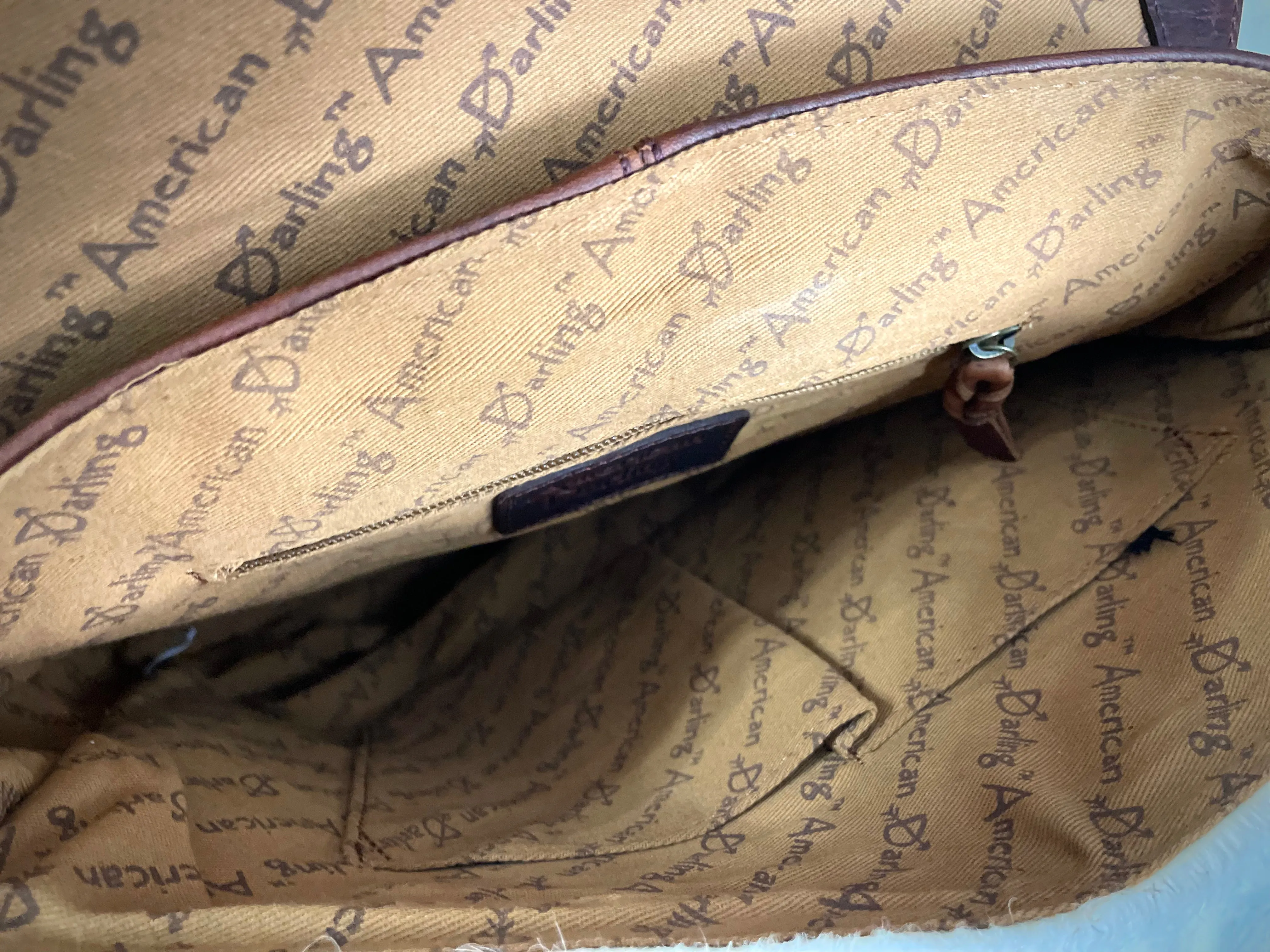 CLEARANCE! Vintage Western Cowhide Satchel Crossbody Bag
