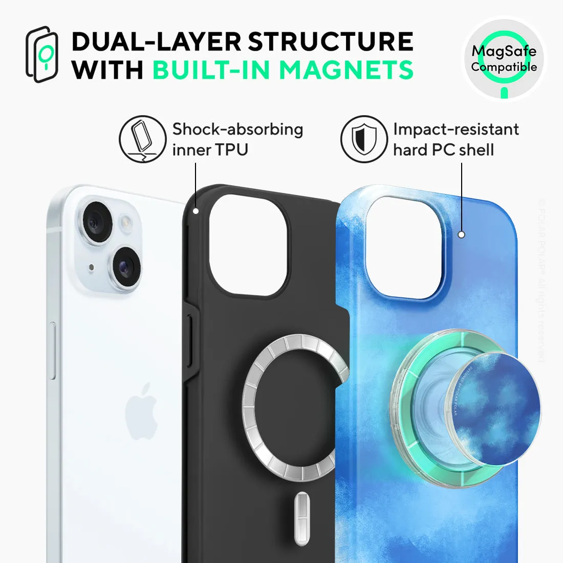 Clouds in Summer Custom - iPhone 15 Case